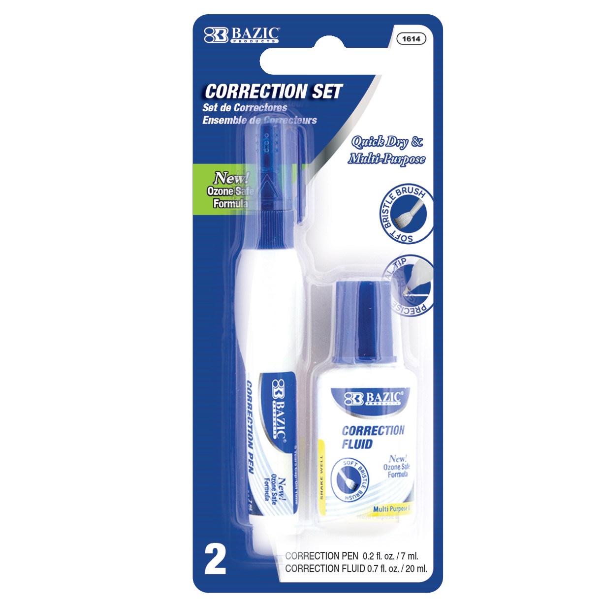Correction Pen and Bottle Set, Bazic