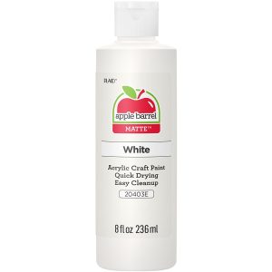 Acrylic Paint 8oz Apple Barrel White
