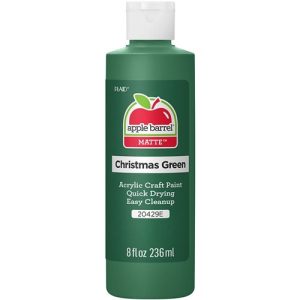 Acrylic Paint 8oz Apple Barrel Christmas Green