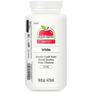 Acrylic Paint 16oz Apple Barrel White