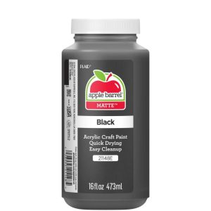 Acrylic Paint 16oz Apple Barrel Black